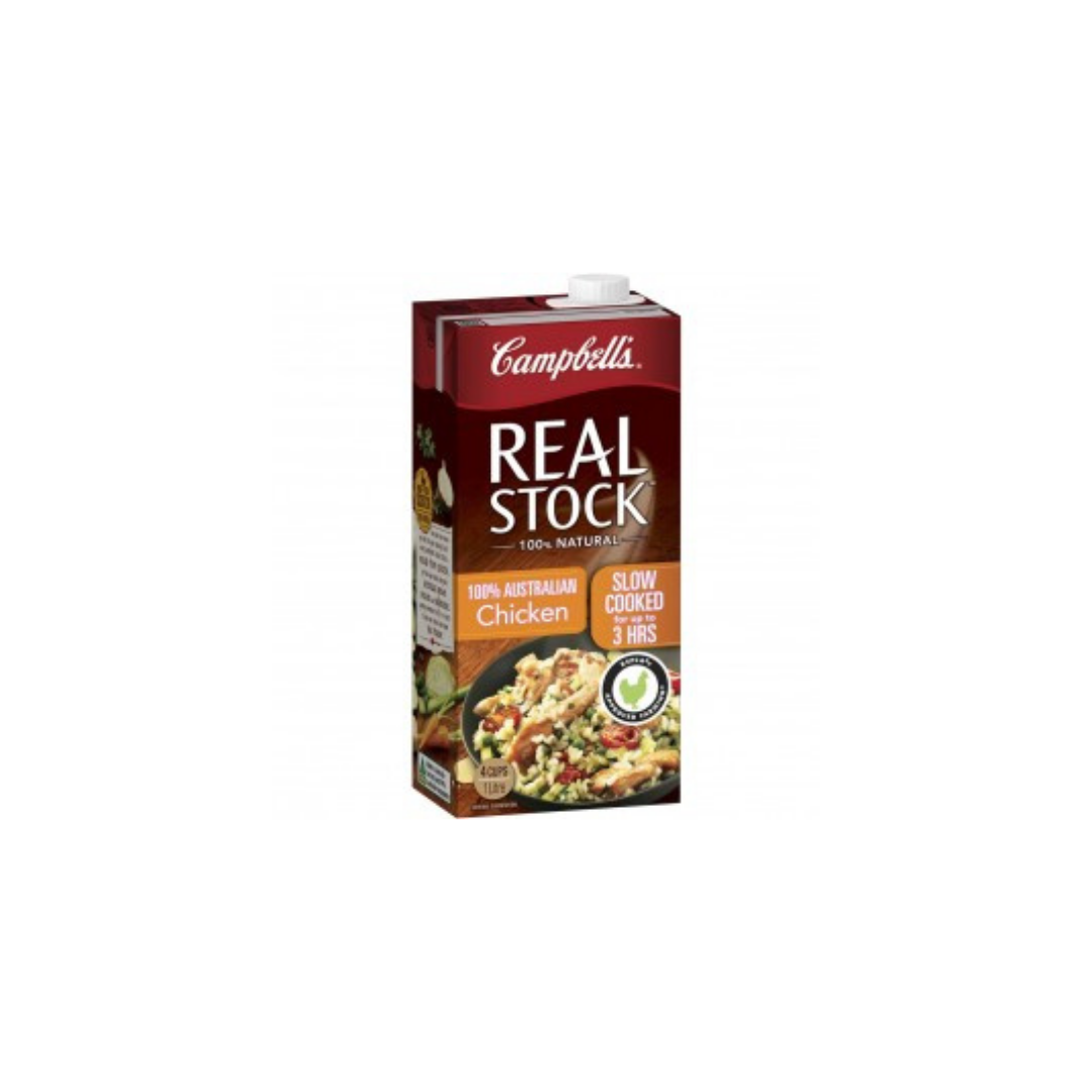 Stock - Campbells Real Stock Chicken S/R 1L