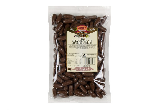 Lollies - Milk Chocolate Bullets 300g