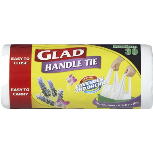 Garbage Bags- Glad Medium Size x30