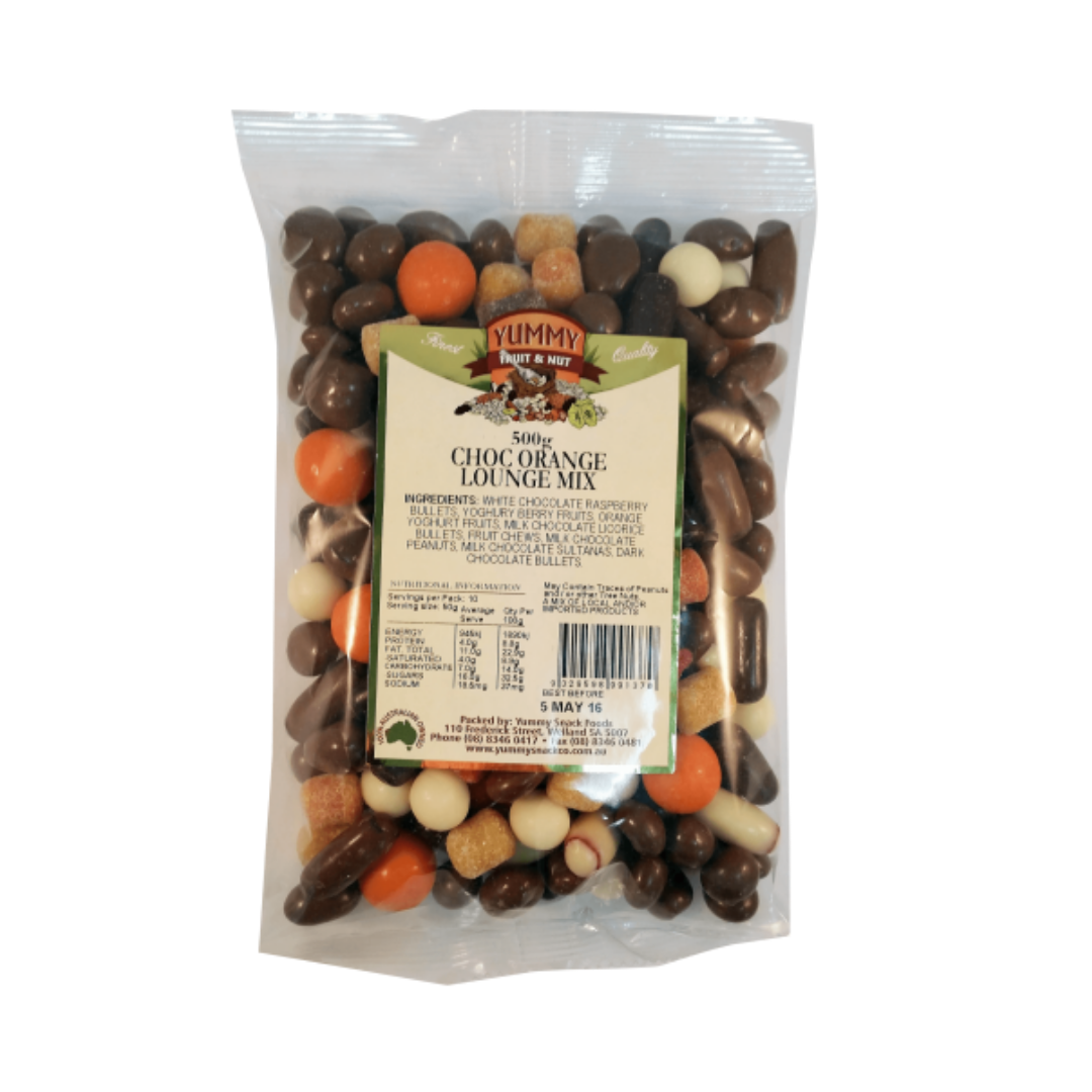 Lollies - Choc Orange Lounge Mix 500g