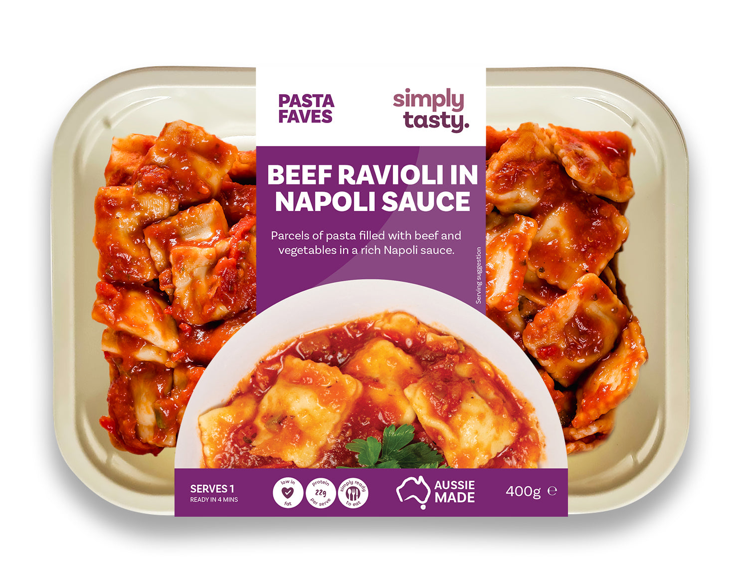 Ready Meals - Beef Ravioli – NuFruit Online