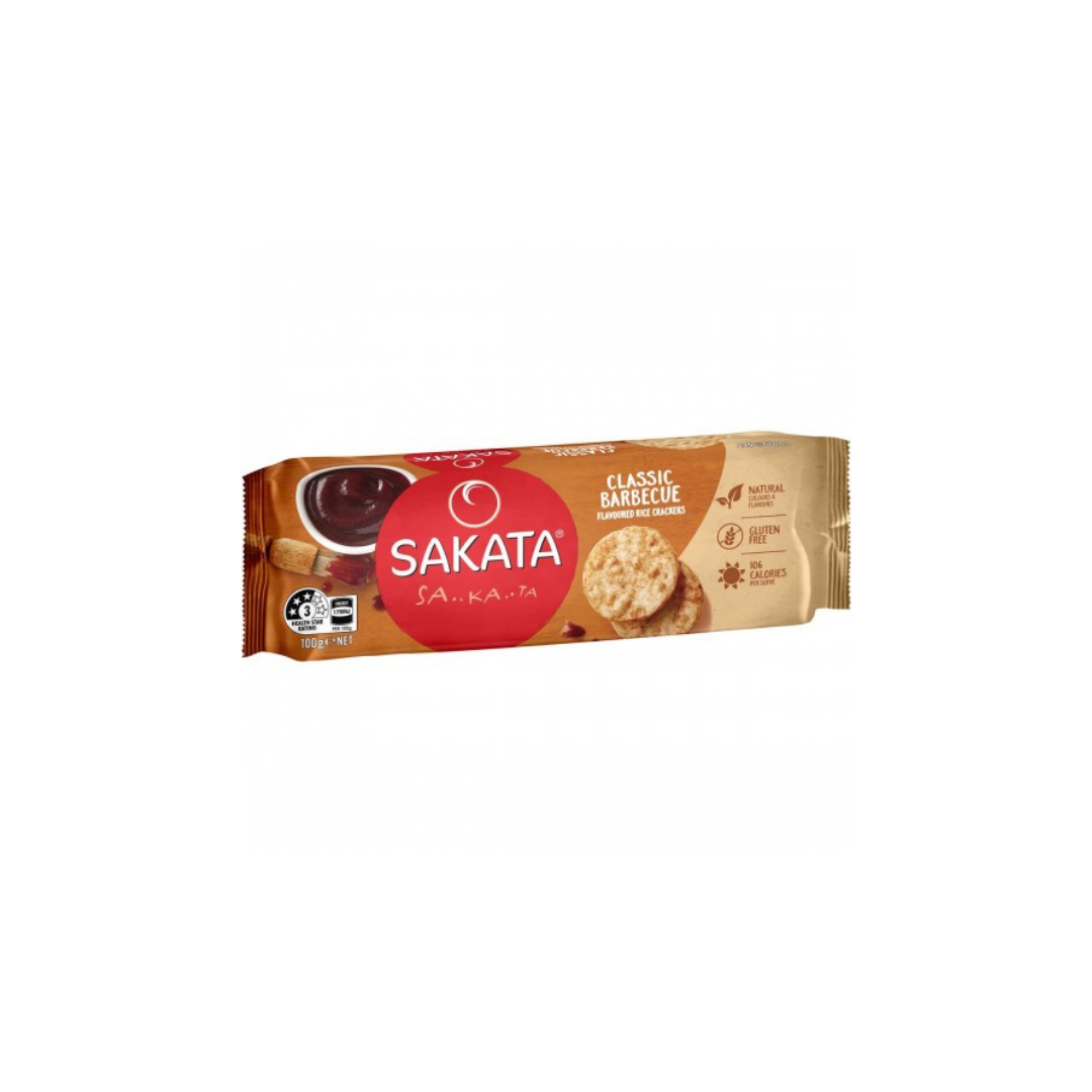 Crackers - Sakata BBQ Rice Cracker  100gm