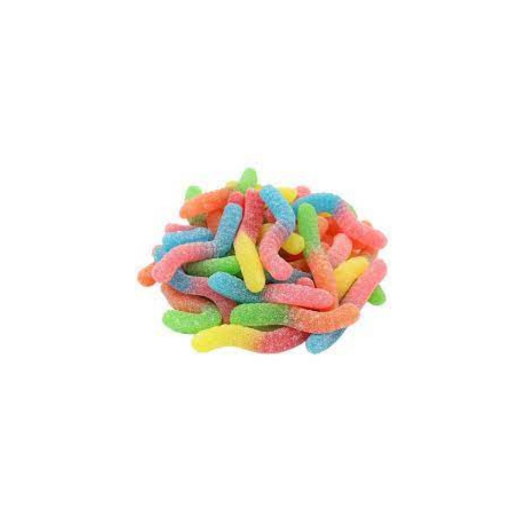 Lollies - Sour Glow Worms 400g – NuFruit Online