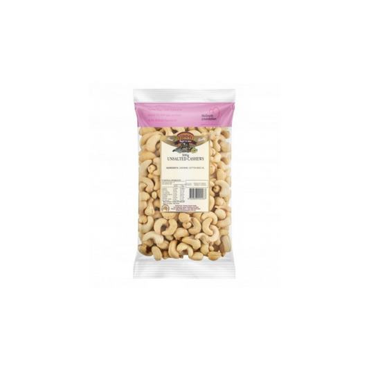 Nuts - Cashews Unsalted 500g bag