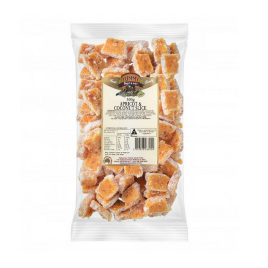 Lollies - Apricot & Coconut Slice 500g