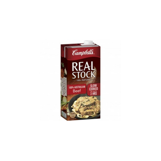 Stock - Campbells Real Stock Beef S/R 1L