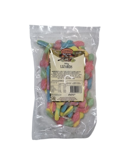 Lollies - Gummy Lizards 300g