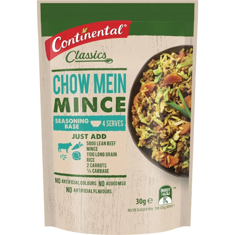 Continental Chow Mein Mix 30g – NuFruit Online