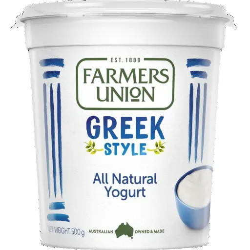 Yoghurt - Farmers Union Greek Style Natural 500g
